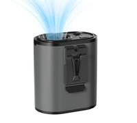 BREEZOME Ventilateur de taille portable 10 000 mAh rechargeable 20 000 tr/min, refroidissement personnel de 25 h, multifonction portable pour chemise, ceinture supplémentaire incluse, écran LED