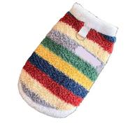 Breezy Gaze Vêtement pour animal domestique - Rayures imprimées pour petits chiens et chats par temps doux (couleur 1,5XL (15-20 kg)