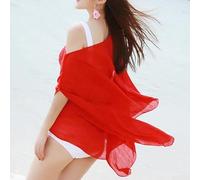 Breezy Robe de plage pour femme, excellent ajout à toute garde-robe d'été (rouge)