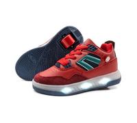 BREEZY ROLLERS Chaussure à Roulettes Light Beam Rouge Bleu - Chaussures à roulettes Heelys 37