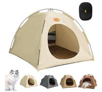 BreezyDen Tente pop-up pour animaux de compagnie - Cachette portable pour chats et petits chiens, tente Meowvo Breezyden pour animaux de compagnie, utilisation toute la journée, intérieur/extérieur