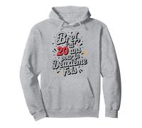 Bref J'Ai 20 Ans pour La Deuxieme Fois Humour Fete des Peres Sweat à Capuche