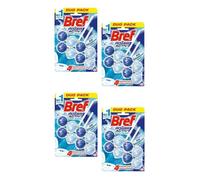 Bref Lot de 4 Duos Pack 2 Blocs WC 50g Power Activ Océan - Produit Nettoyant Détartrant