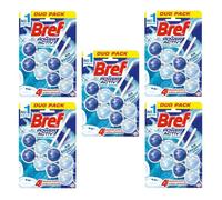 Bref Lot de 5 Duos Pack 2 Blocs WC 50g Power Activ Océan - Produit Nettoyant Détartrant