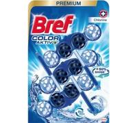 Bref, suspension WC, chlore bleu, 3 x 50g