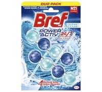 BREF WC - Bloc Fresh Ocean Power, Nettoyage Actif et Parfum Marin Revalorisant (Lot 2 x 50g) - Le lot de 3
