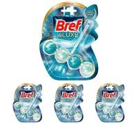 Bref WC Deluxe Jasmin Délicat - 1 Bloc WC (50g) - Produit Nettoyant WC - Parfum WC - Formule anti-calcaire (Lot de 4)
