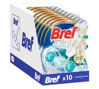 Bref WC Deluxe Jasmin Délicat - 10 Blocs WC (10x50g) - Produit Nettoyant WC - Parfum WC - Formule anti-calcaire