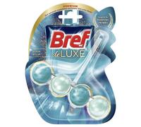 Bref WC Deluxe Jasmin Délicat - Produit Nettoyant WC - Parfum WC - 4 éléments actifs - Parfum raffiné - Mousse nettoyante - Formule anti-calcaire - Formule Anti-calcaire 1 Bloc WC (50g)