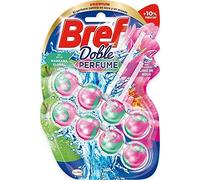 Bref WC Double Parfum Pomme Florale et Lys d'Eau Lot de 2 x 50 g
