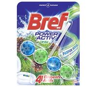 Bref – Nettoyant WC Power Activ' Boost Pin – Anti-calcaire, Mousse, Fraîcheur intense – 50 g