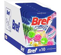 Bref Blocs WC – Anti-calcaire, Mousse nettoyante, Fraîcheur intense – Lot 10x50 g