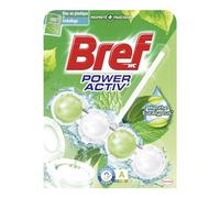 Bref WC Power Activ' Menthe Eucalyptus - 1 Bloc WC (50g) - Produit Nettoyant WC - Anti calcaire Mousse Nettoyante