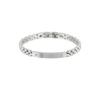 Breil Black Diamond TJ2399 Bracelet pour homme en acier inoxydable avec petits diamants naturels noirs, longueur maximale : 22,5 cm, Max. Länge: 22.5 cm, Acier inoxydable, Pas de gemme