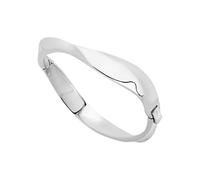Breil Bracelet B WHISPER pour femme en acier inoxydable poli de couleur argent, avec fermoir déployant, taille M, TJ3405, Taille : M, Acier inoxydable, Pas de gemme