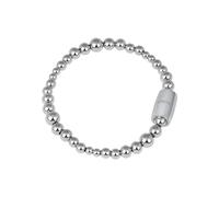 Breil - Bracelet en acier Collection MAGNETICA SYSTEM avec diamant et sphères brillantes pour femme, One Size, Acier allié, Sans pierre précieuse