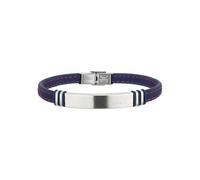 Breil - Bracelet for Men Savage Collection - Bracelet en Acier Inoxydable et Silicone - Longueur 22 cm