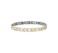 Breil, Bracelet pour Homme Collection Carve, Bracelet en Acier IP Doré Inoxydable pour Homme avec Finition Brillante et Élément Central Personnalisable, Longueur Ajustable de 17 à 22 cm