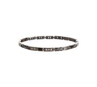 Breil Bracelet pour homme en céramique brique en acier de couleur IP-Gun, avec fermoir déployant et pierres de zirconium, longueur : 22 cm, TJ3273, Mittelgroße, Métal, Pas de gemme