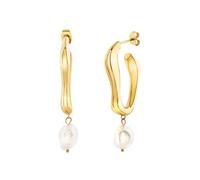 BREIL Collection ALCHEMY, Femme en Acier, Perles Naturelles, Bijou Idées Cadeau Femme, Taglia unica, Acier, perles naturelles, Pas de gemme