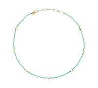 Breil, Collection B Rocks Collier pour femme en acier coloré avec pierres naturelles longueur réglable, fermeture à mousqueton, taille 45 cm, Taglia unica, Acier, cristaux, Cristal