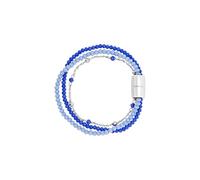 Breil, Collection Magnetic System, Element Femme Medium Sky, Chaîne avec boules en acier et cristaux, compatible avec tous les éléments système magnétique, fermeture magnétique, 19.5 centimeter, Acier