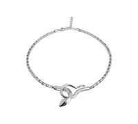 BREIL - Collier pour Femme en acier Collection COBRA - Bijoux Femmes - Collier avec Élément Central en Acier Poli en Forme de Serpent - TJ2266