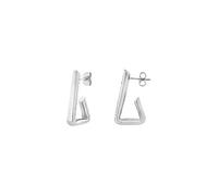 Breil Flow TJ3576 Boucles d'oreilles en acier inoxydable Argenté Longueur 2,7 cm, 2,7 cm, LABEL_ACCIAIO_316L, Pas de gemme