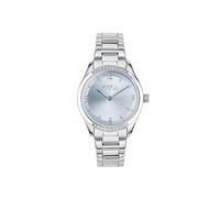 Breil KYLA EW0703 Montre à Quartz pour Femme avec Cadran Rose et Bracelet en Acier argenté, argenté, Moderne, décontracté