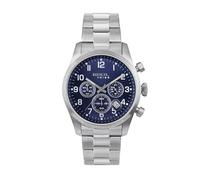 Breil - Montre Classic Elegance en Acier pour Homme, Acier-Blue, Taille Unique, Bracelet