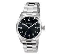 Breil Montre Homme, Collection Classic Elegance, Mouvement à Quartz analogique, résistant à l'eau jusqu'à 50 mètres, idées Cadeaux pour Homme, Noir, Moderne