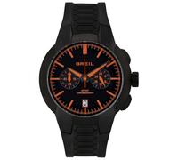 Breil Montre homme, collection New One Sport, mouvement à quartz analogique, résistant à l'eau jusqu'à 100 mètres, idées cadeaux pour homme, Noir, rouge., 45, Moderne