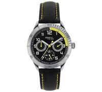 Breil - Montre Mate Steel pour Homme, Noir/Jaune, Taille Unique, Sangle