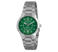 BREIL - Montre New One en Acier pour Homme, Acier-Vert, Taille Unique, Bracelet