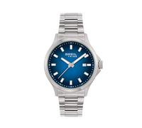 BREIL Montre pour homme, collection Kai, mouvement quartz, étanche jusqu'à 50 mètres, idées cadeaux pour homme, bleu, Tendance, décontracté
