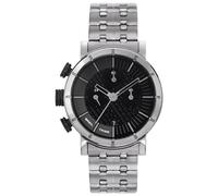 Breil Montre pour Homme modèle Lil Tribe avec Bracelet en Acier, Mouvement à Quartz Chrono, argenté, Eine Größe, Bracelet