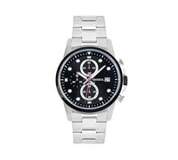 Breil Montre TW2172 Homme Premiere cadran MONO-COULEUR NOIR mouvement CHRONOGRAPHE QUARTZ et BRACELET ACIER ARGENT