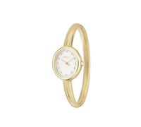 Breil Woman Hoop Watch Silver Silver Movement Movement Mouvement Seulement Temps - 2 Quartz et Bracelet Gold Steel Bracelet TW2056