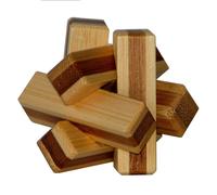 Eureka 3d Bamboo Brain Puzzle Firewood