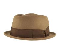 Breiter Chapeau en feutre enroulable Diamond - Taille réglable - Imperméable - Pliable, Diamant beige moyen, 59