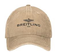 Breitling-Logo -Montre Suisse Noir Casquette Casual Unisexe Teens Hip Hop Chapeaux Crème Solaire Chasse Camping Casquettes de Baseball Cadeau