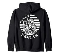 Breizh Bretagne Drapeau Celtique Triskel Pride Sweat à Capuche