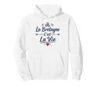 Breizh Bretonne Humour Breton la Vie Amour Bretagne Sweat à Capuche