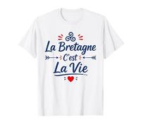 Breizh Bretonne Humour Breton la Vie Amour Bretagne T-Shirt