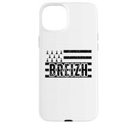 Breizh Drapeau Breton Cadeau De Bretagne Vintage Coque pour iPhone 15 Plus