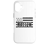 Breizh Drapeau Breton Cadeau De Bretagne Vintage Coque pour iPhone 16 Plus