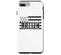 Breizh Drapeau Breton Cadeau De Bretagne Vintage Coque pour iPhone 7 Plus/8 Plus