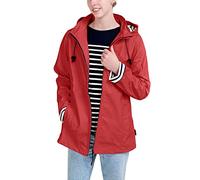 Breizh Ocean - Ciré Femme Imperméable, du XS au 4XL, Création Française ERQUY - Coupe Vent avec Coupe Ajustée et Intérieur Rayé Style Marinière - Manteau Femme