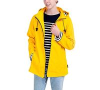 Breizh Ocean - Ciré Femme Imperméable, du XS au 4XL, Création Française ERQUY - Coupe Vent avec Coupe Ajustée et Intérieur Rayé Style Marinière - Manteau Femme avec Grande Taille Disponible