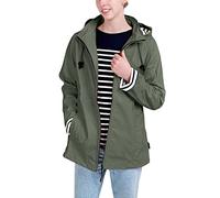 Breizh Ocean - Ciré Femme Imperméable, du XS au 4XL, Création Française ERQUY - Coupe Vent avec Coupe Ajustée et Intérieur Rayé Style Marinière - Manteau Femme